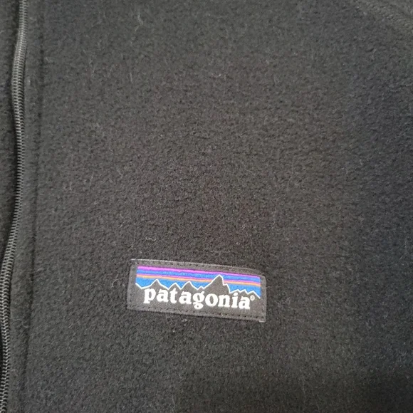 Patagonia Fleece Pullover Quarter Zip Black Women's Size Medium - Picture 7 of 10
